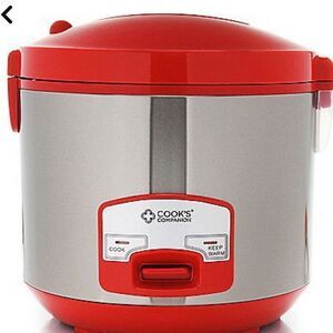 Cooks Essential multi cooker your choice of red, black or blue. All our new